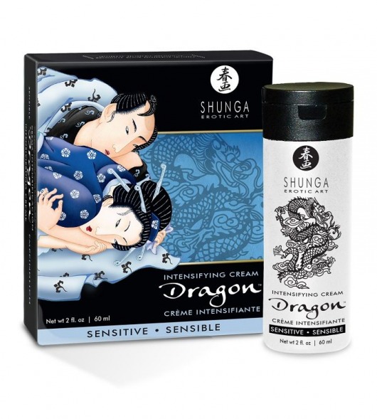 Интимный мужской крем SHUNGA DRAGON SENSITIVE - 60 мл. - Shunga - купить с доставкой в Костроме