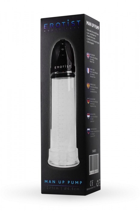 Автоматическая вакуумная помпа Man up pump - Erotist Adult Toys - в Костроме купить с доставкой