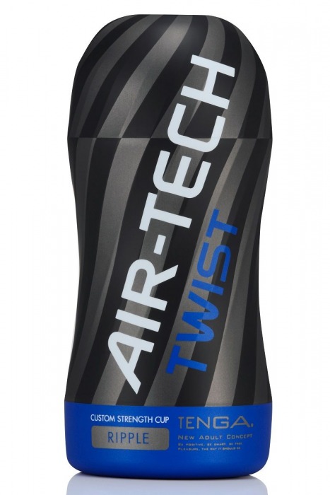 Мастурбатор с регулируемой плотностью обхвата Custom Strength CUP Twist Ripple - Tenga - в Костроме купить с доставкой