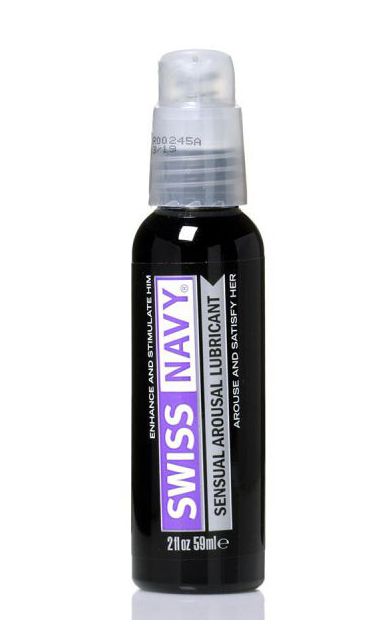 Возбуждающий гель-лубрикант на водной основе Sensual Arousal Lubricant - 59 мл. - Swiss navy - купить с доставкой в Костроме