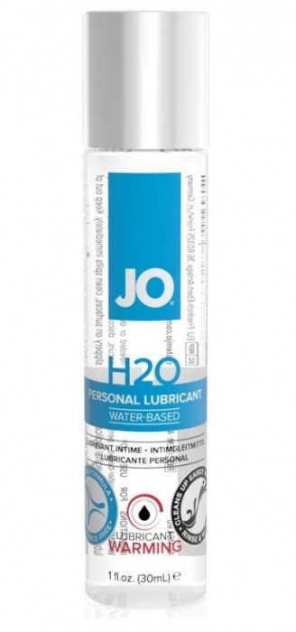 Возбуждающий лубрикант на водной основе JO Personal Lubricant H2O Warming - 30 мл. - System JO - купить с доставкой в Костроме