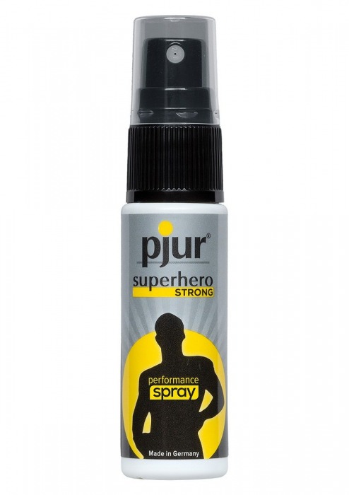 Спрей-пролонгатор длительного действия pjur SUPERHERO Strong Spray - 20 мл. - Pjur - купить с доставкой в Костроме