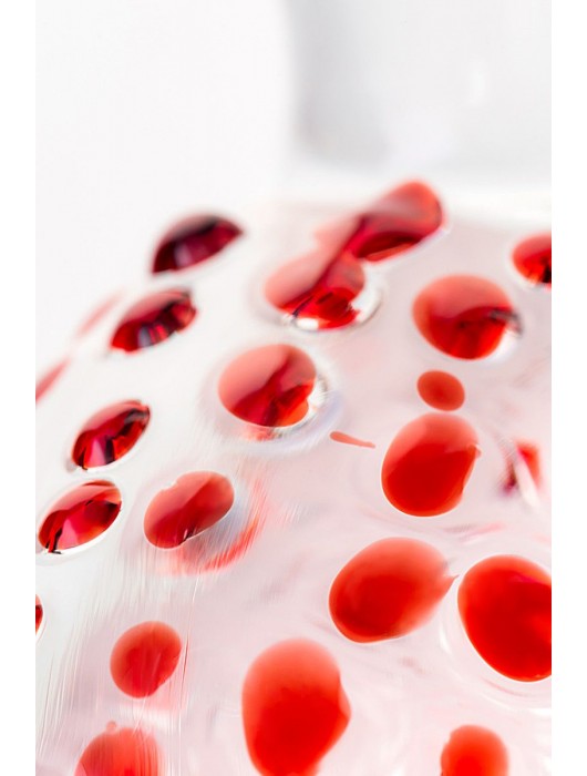 Загнутый фаллос с выпуклыми точками - 17,5 см. - Sexus