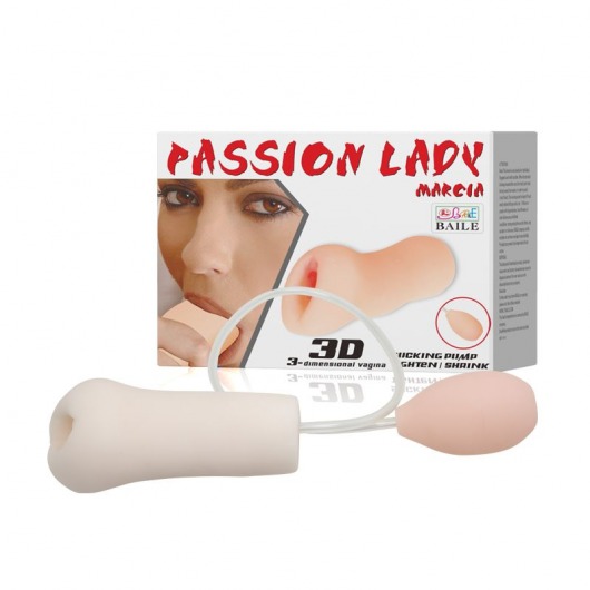 Мастурбатор Passion Lady Marcia с грушей для имитации посасывания - Baile - в Костроме купить с доставкой
