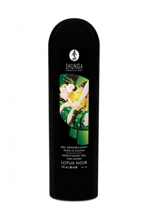 Интимный гель для пар, усиливающий наслаждение, Lotus Noir - 60 мл. - Shunga - купить с доставкой в Костроме