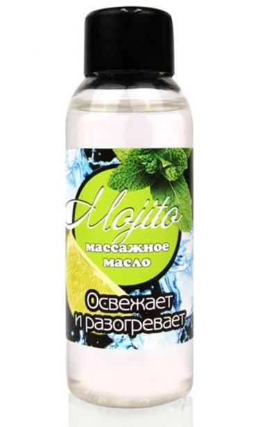 Массажное масло для тела Mojito с ароматом лайма - 50 мл. - Биоритм - купить с доставкой в Костроме