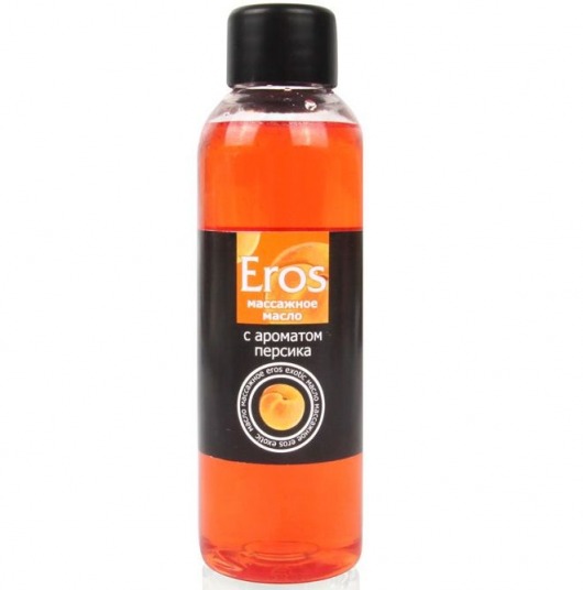 Массажное масло Eros exotic с ароматом персика - 75 мл. - Биоритм - купить с доставкой в Костроме