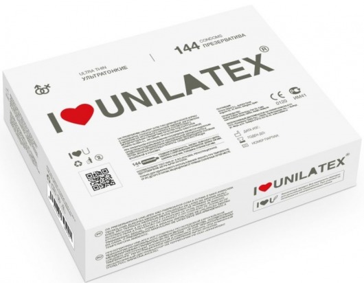 Ультратонкие презервативы Unilatex Ultra Thin - 144 шт. - Unilatex - купить с доставкой в Костроме