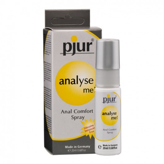 Обезболивающий анальный спрей pjur ANALYSE ME - 20 мл. - Pjur - купить с доставкой в Костроме