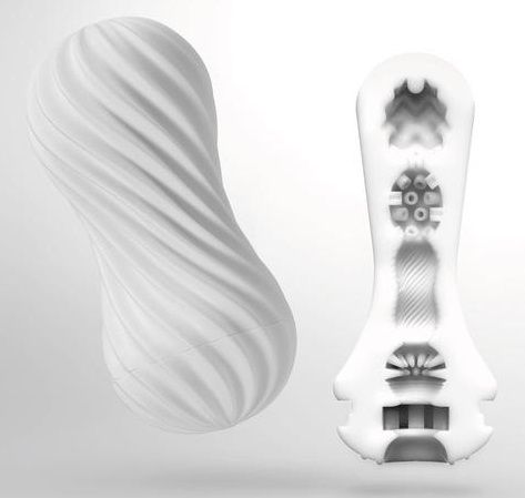 Мастурбатор FLEX Silky White с мягким рельефом - Tenga - в Костроме купить с доставкой