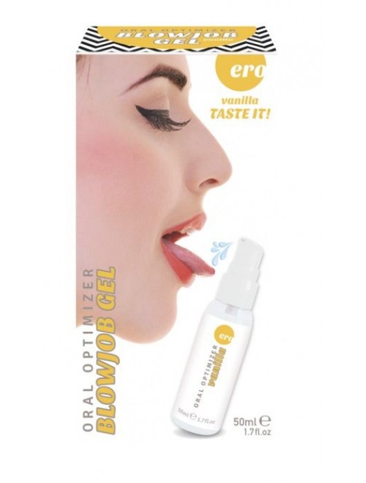 Увлажняющий гель для орального секса с ароматом ванили - 50 мл. - Ero - купить с доставкой в Костроме