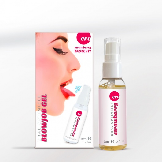 Увлажняющий гель для орального секса с ароматом клубники - 50 мл. - Ero - купить с доставкой в Костроме