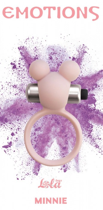 Розовое эрекционное виброколечко Emotions Minnie Light pink - Lola Games - в Костроме купить с доставкой