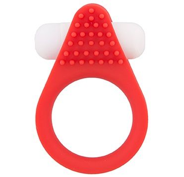 Красное эрекционное кольцо LIT-UP SILICONE STIMU RING 1 RED - Dream Toys - в Костроме купить с доставкой