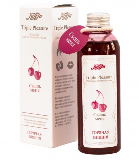Эликсир Triple Pleasure  Горячая вишня  - 130 гр. - JULEJU - купить с доставкой в Костроме