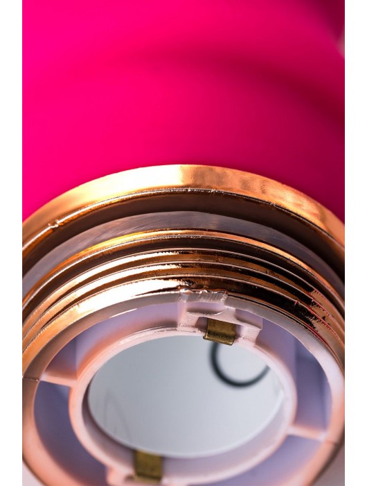 Розовый вибратор с шаровидной головкой - 20 см. - A-toys