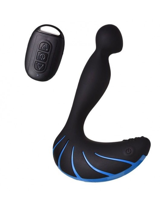 Чёрно-синий массажер простаты Erotist Third - Erotist Adult Toys - в Костроме купить с доставкой