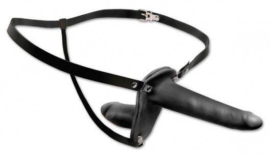 Женский страпон с вагинальной пробкой Double Penetrix Strap-on - 15 см. - Pipedream - купить с доставкой в Костроме