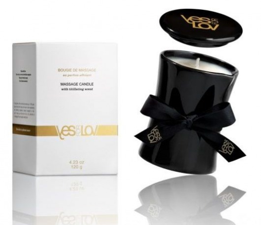 Массажная свеча Titillating Massage Candle - 120 мл. - YESforLOV - купить с доставкой в Костроме
