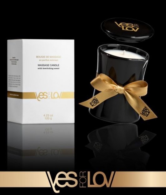 Массажная аромасвеча BEWITCHING MASSAGE CANDLE - 120 мл. - YESforLOV - купить с доставкой в Костроме