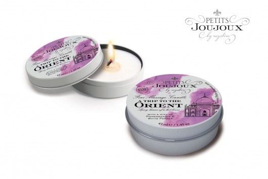 Массажная свеча Petits Joujoux Orient с ароматом граната и белого перца - 33 гр. - MyStim - купить с доставкой в Костроме