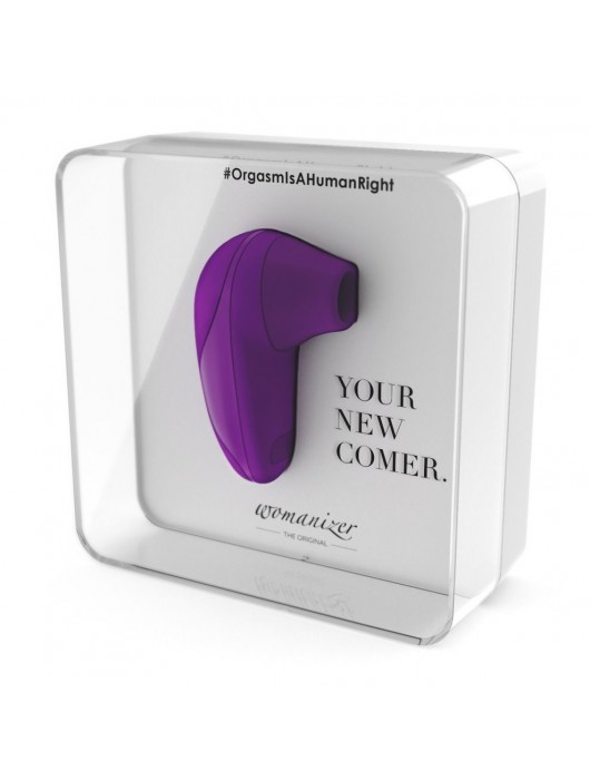 Фиолетовый вакуумный стимулятор клитора Womanizer Starlet - Womanizer