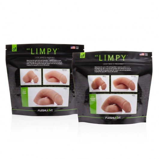 Мягкий имитатор пениса Fleshtone Limpy большого размера - 21,6 см. - Fleshlight - купить с доставкой в Костроме