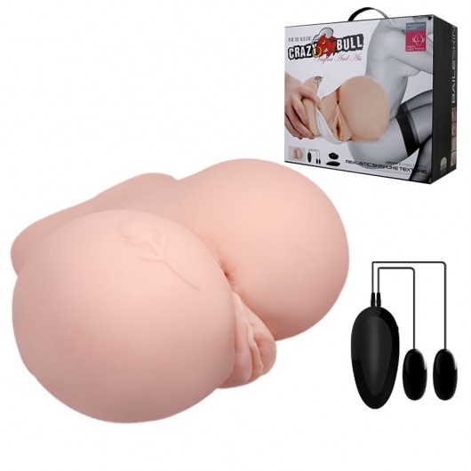 Вагина и анус с вибрацией CrazyBull Vagina and Ass - Baile - в Костроме купить с доставкой