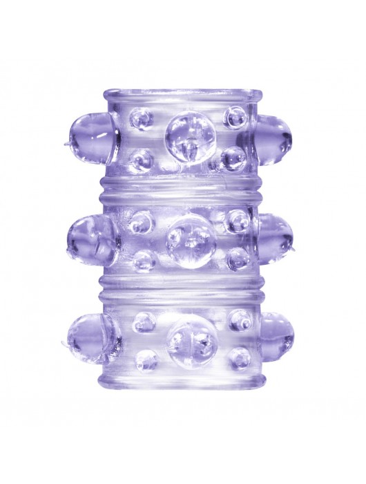 Фиолетовая насадка на пенис Rings Armour - Lola Games - в Костроме купить с доставкой