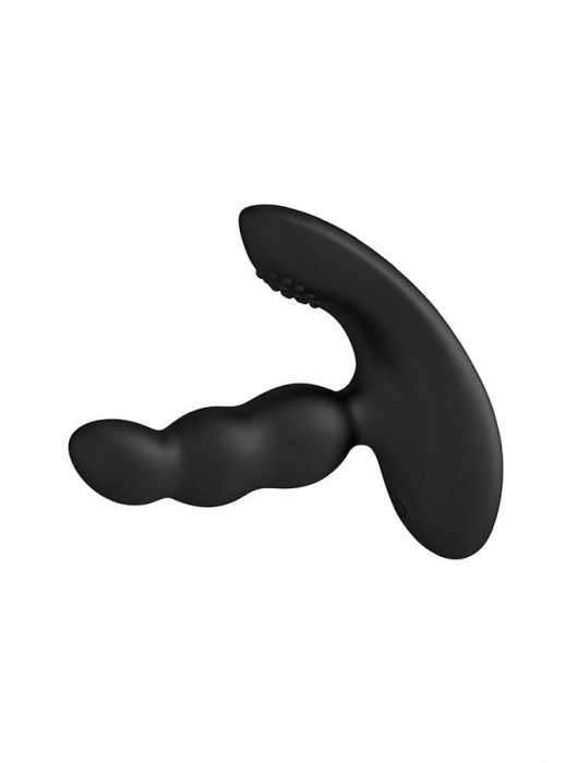 Черный силиконовый стимулятор простаты Levett Nitoc с пультом ДУ - Levett - в Костроме купить с доставкой