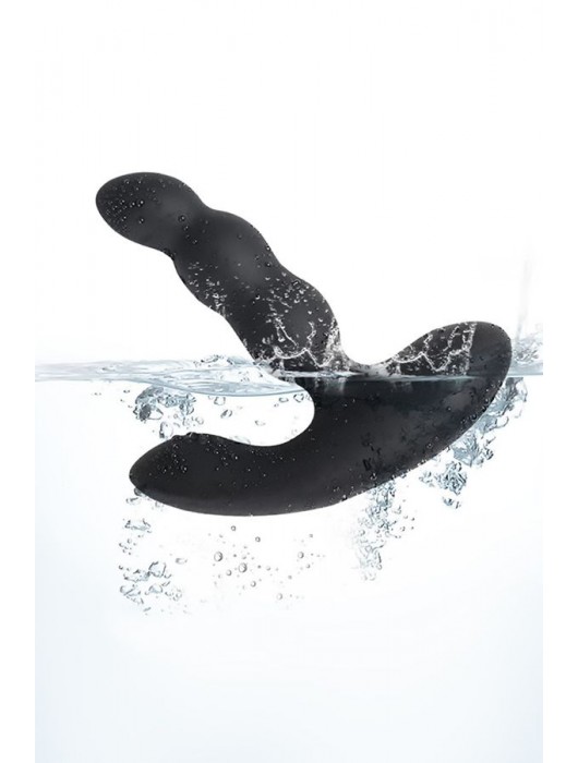 Черный силиконовый стимулятор простаты Levett Nitoc с пультом ДУ - Levett - в Костроме купить с доставкой