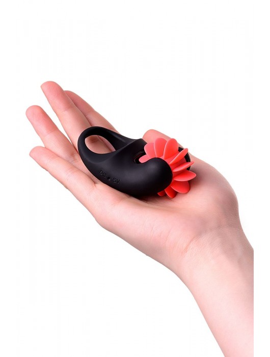 Чёрно-красное эрекционное виброкольцо Erotist - Erotist Adult Toys - в Костроме купить с доставкой