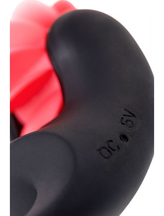 Чёрно-красное эрекционное виброкольцо Erotist - Erotist Adult Toys - в Костроме купить с доставкой