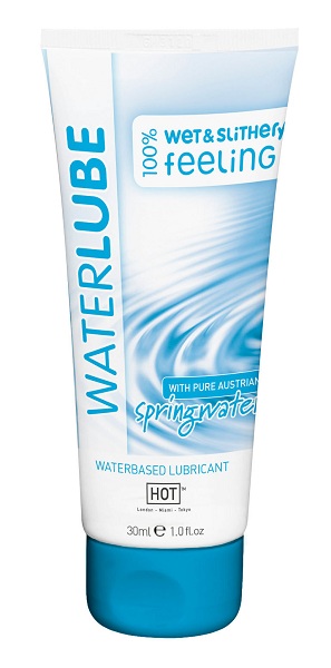 Гель-смазка на основе чистой родниковой воды WaterLube - 30 мл. - HOT - купить с доставкой в Костроме