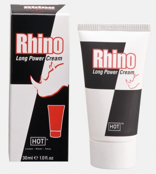 Крем-пролонгатор для мужчин Rhino - 30 мл. - HOT - купить с доставкой в Костроме