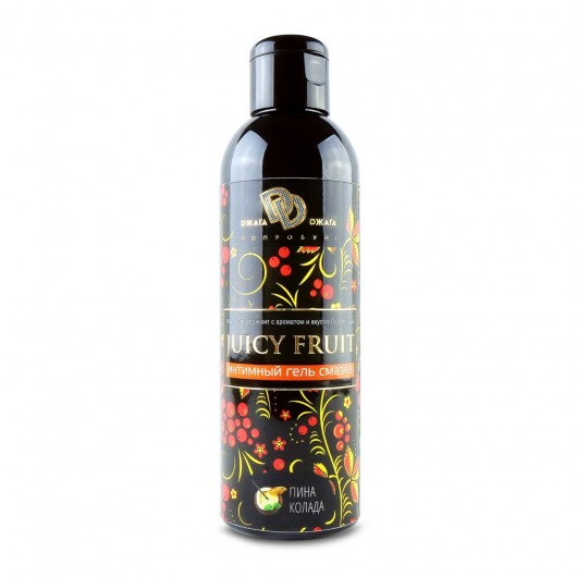 Интимный гель на водной основе JUICY FRUIT с ароматом пина колада - 200 мл. - БиоМед - купить с доставкой в Костроме