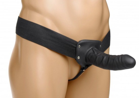 Полый страпон Erection Assist - 15,2 см. - XR Brands - купить с доставкой в Костроме