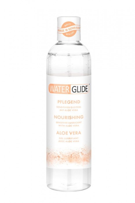 Лубрикант на водной основе с алоэ вера NOURISHING - 300 мл. - Waterglide - купить с доставкой в Костроме