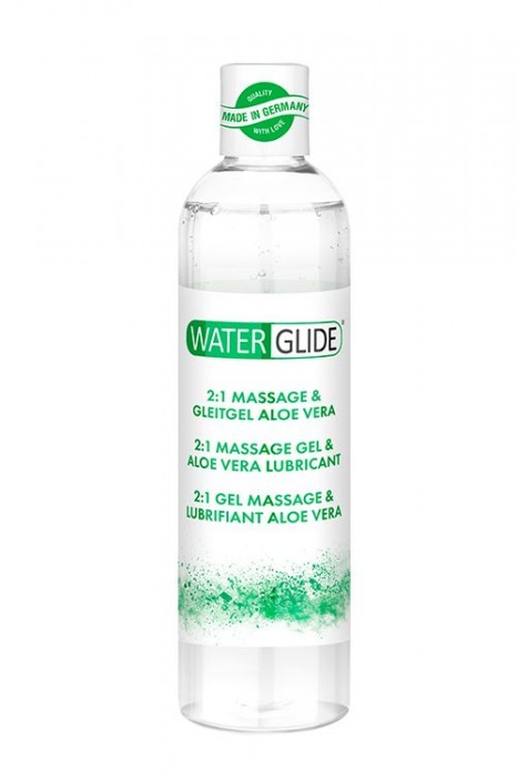 Гель-смазка 2-в-1 MASSAGE   LUBRICANT ALOE VERA - 300 мл. - Waterglide - купить с доставкой в Костроме