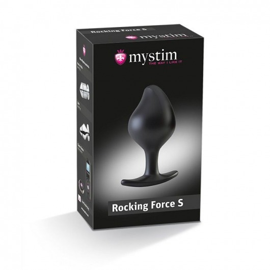 Анальная пробка Rocking Force S для электростимуляции - 9,5 см. - MyStim - купить с доставкой в Костроме
