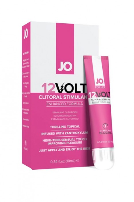 Возбуждающая сыворотка мощного действия JO Volt 12V - 10 мл. - System JO - купить с доставкой в Костроме