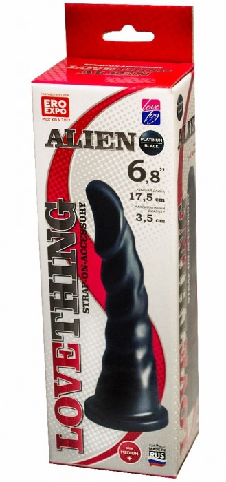 Насадка для трусиков харнесс Alien - 17,5 см. - LOVETOY (А-Полимер) - купить с доставкой в Костроме