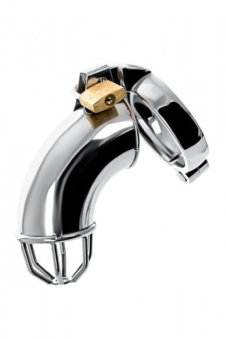 Серебристый мужской пояс верности TOYFA Metal - ToyFa - купить с доставкой в Костроме