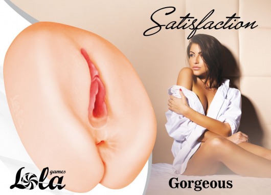 Мастурбатор с 2 тоннелями Satisfaction Gorgeous - Lola Games - в Костроме купить с доставкой