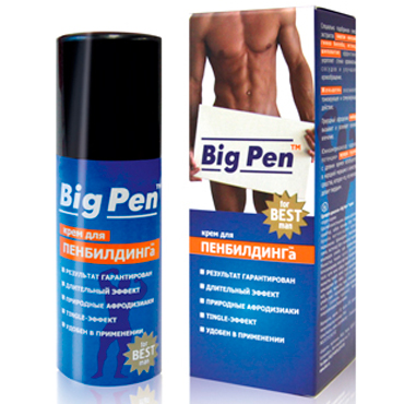 Крем Big Pen для увеличения полового члена - 50 гр. - Биоритм - в Костроме купить с доставкой