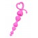 Розовая силиконовая анальная цепочка Sweety - 18,5 см. - ToyFa в Костроме Розовая силиконовая анальная цепочка Sweety - 18,5 см. - ToyFa