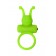 Зеленое эрекционное виброкольцо на пенис Cock Ring - A-toys - в Костроме купить с доставкой