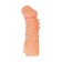 Телесная закрытая насадка с шершавой головкой Cock Sleeve Size S - 13,8 см. - KOKOS - в Костроме купить с доставкой