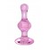 Розовая фигурная анальная втулка - 9,8 см. - Sexus в Костроме Розовая фигурная анальная втулка - 9,8 см. - Sexus