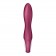 Малиновый вибромассажер для стимуляции G-точки Heated Thrill - 20,6 см. - Satisfyer